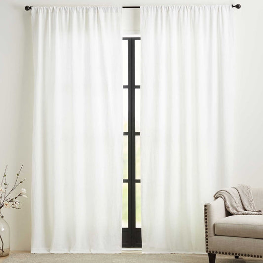 Belgian Flax 100% Linen Curtain Custom - MorraHome