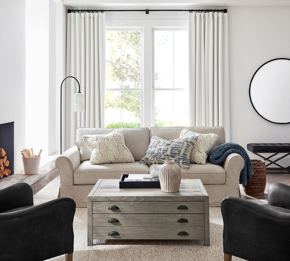 Belgian Flax 100% Linen Unlined Curtain Custom - MorraHome