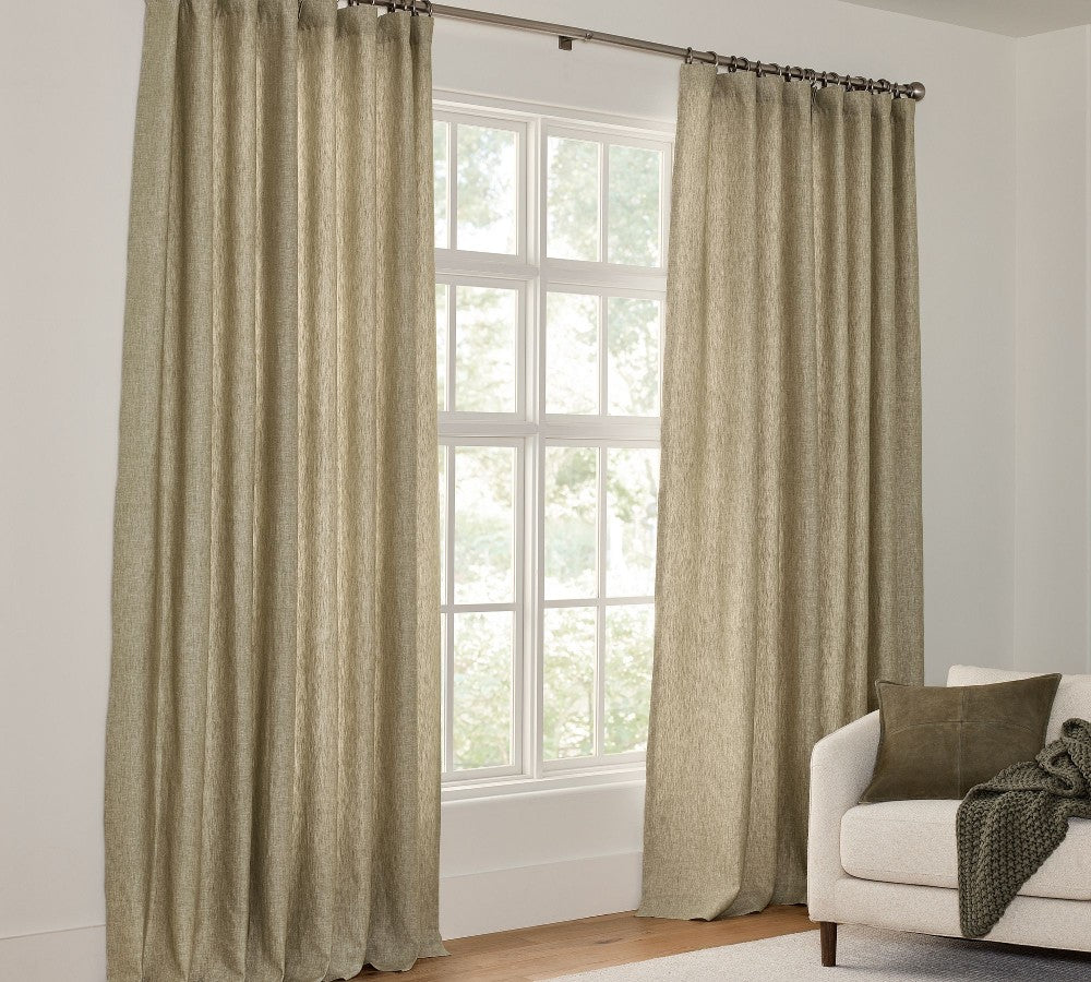 Belgian Flax 100% Linen Unlined Curtain Custom - MorraHome