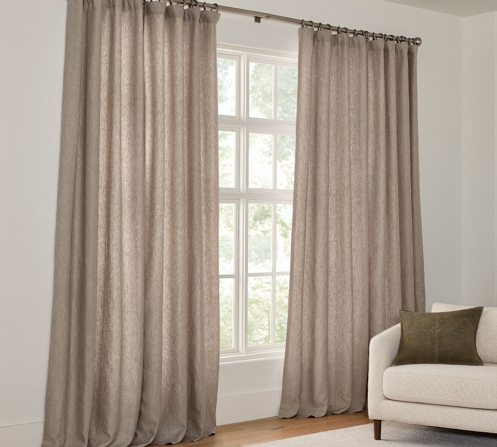 Belgian Flax 100% Linen Unlined Curtain Custom - MorraHome