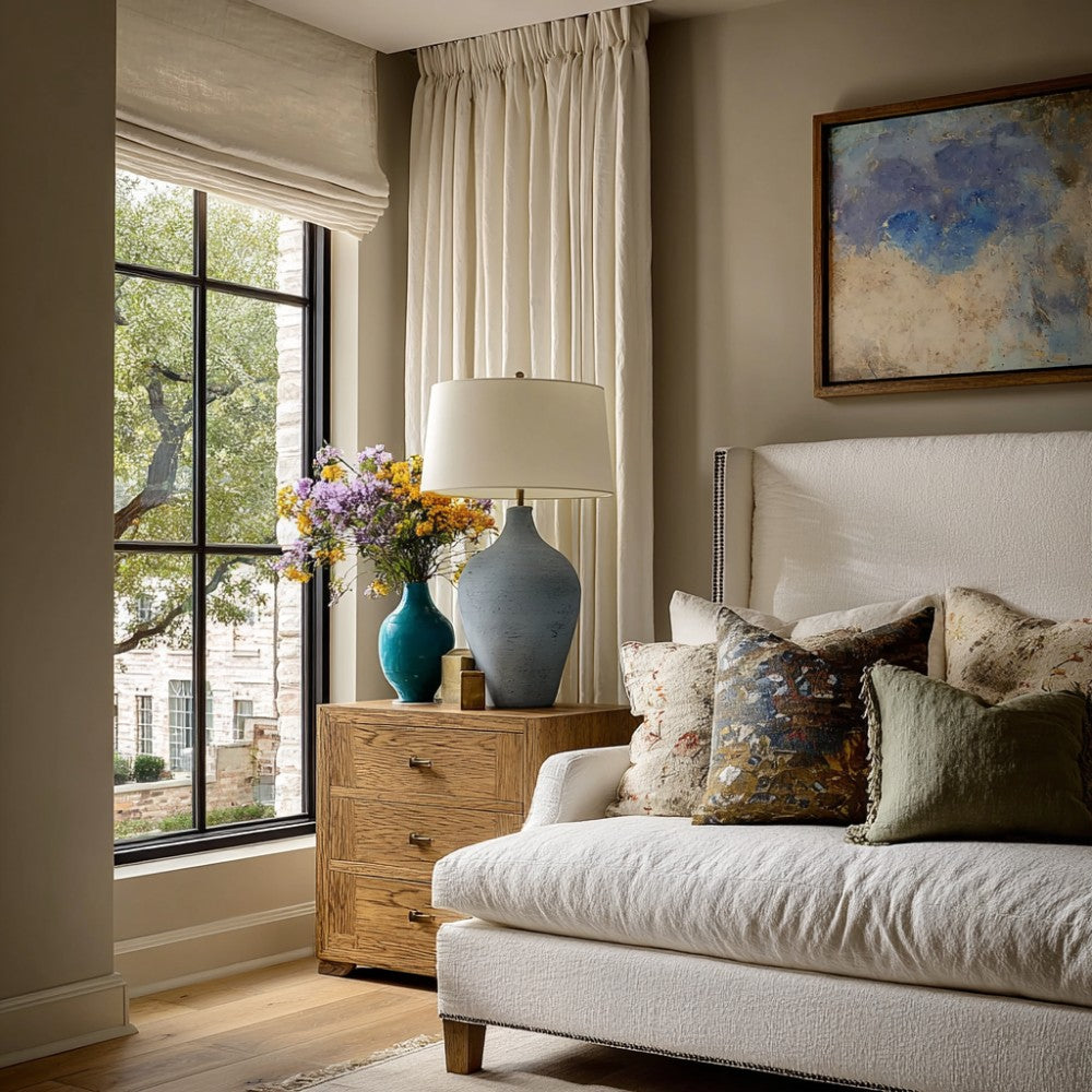 Cordless Blackout Roman Shades – Custom Linen Roman Blinds | MorraHome