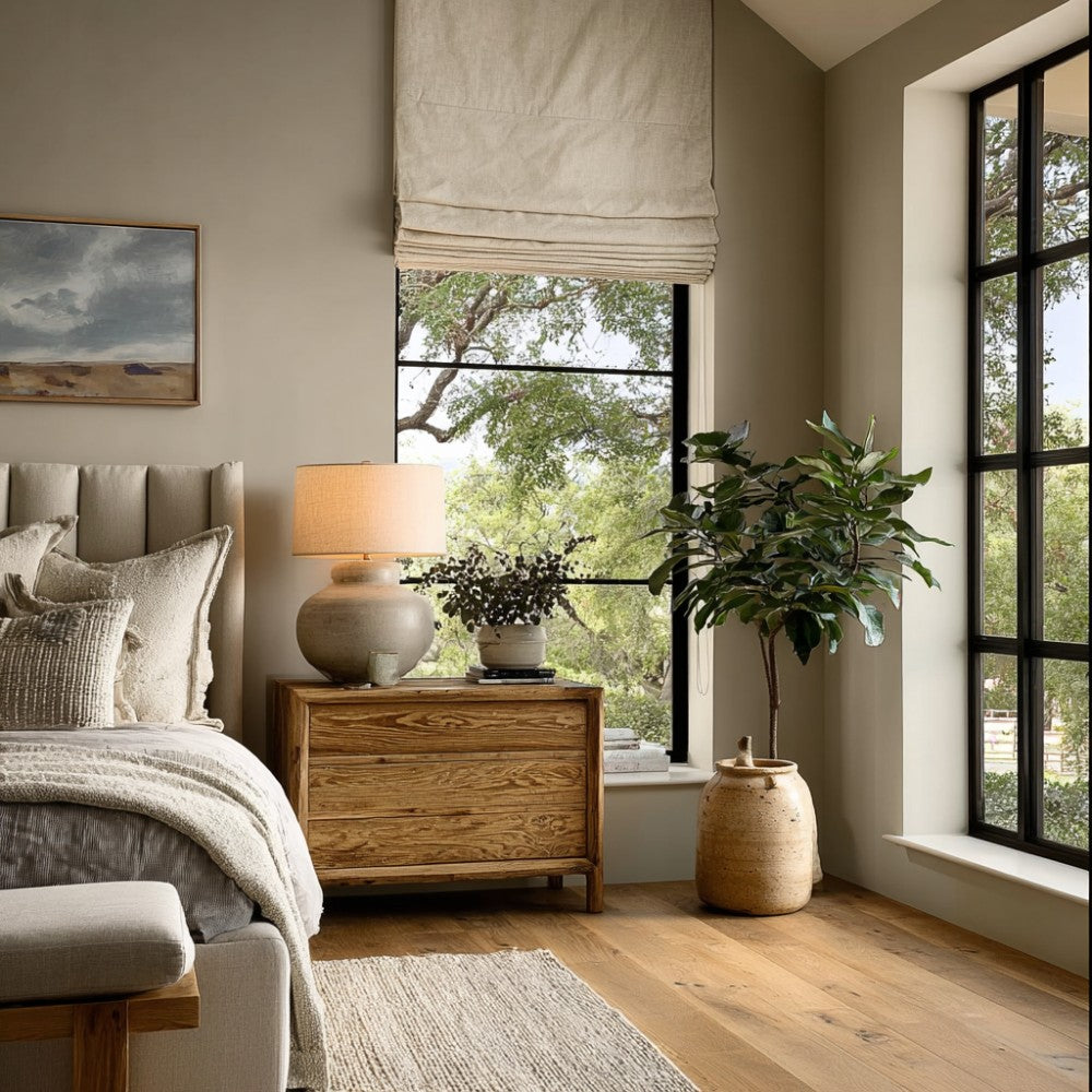 Cordless Blackout Roman Shades – Custom Linen Roman Blinds | MorraHome