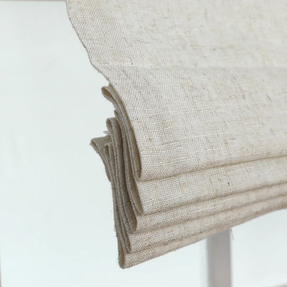 Cordless Blackout Roman Shades – Custom Linen Roman Blinds | MorraHome