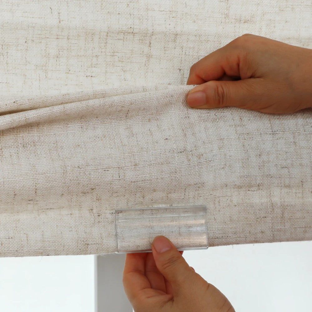 Cordless Blackout Roman Shades – Custom Linen Roman Blinds | MorraHome