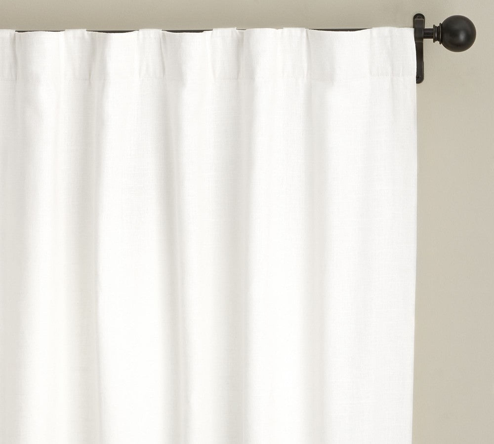 Emery 100% Linen Blackout Curtain Custom - MorraHome