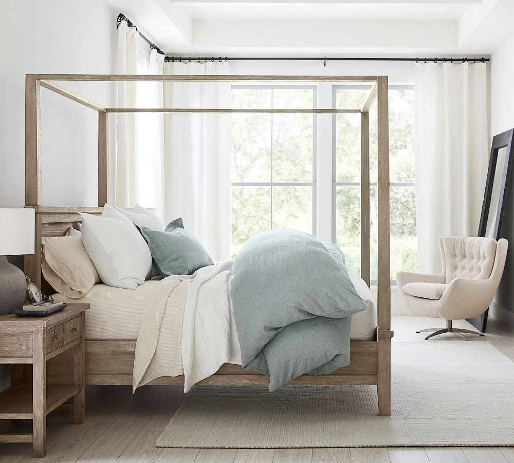 Emery 100% Linen Blackout Curtain Custom - MorraHome