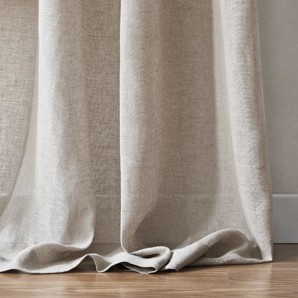 Emery 100% Linen Blackout Curtain Custom - MorraHome