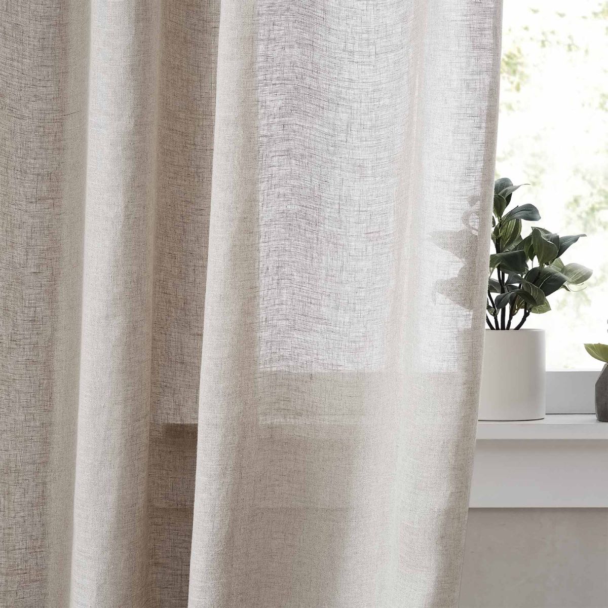 Emery 100% Linen Blackout Curtain Custom - MorraHome