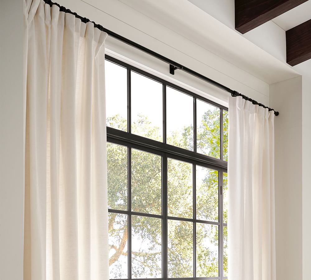 Emery 100% Linen Blackout Curtain Custom - MorraHome