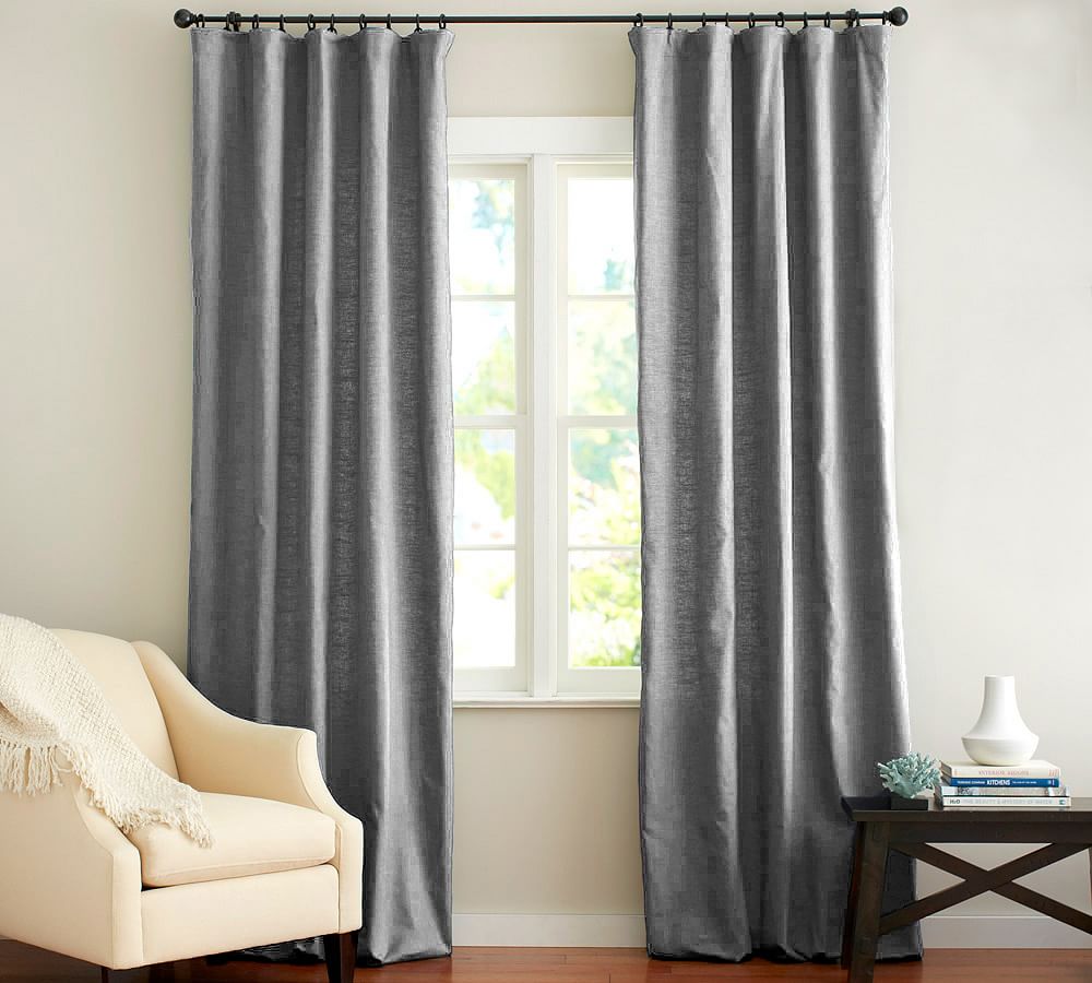 Emery 100% Linen Blackout Curtain Custom - MorraHome