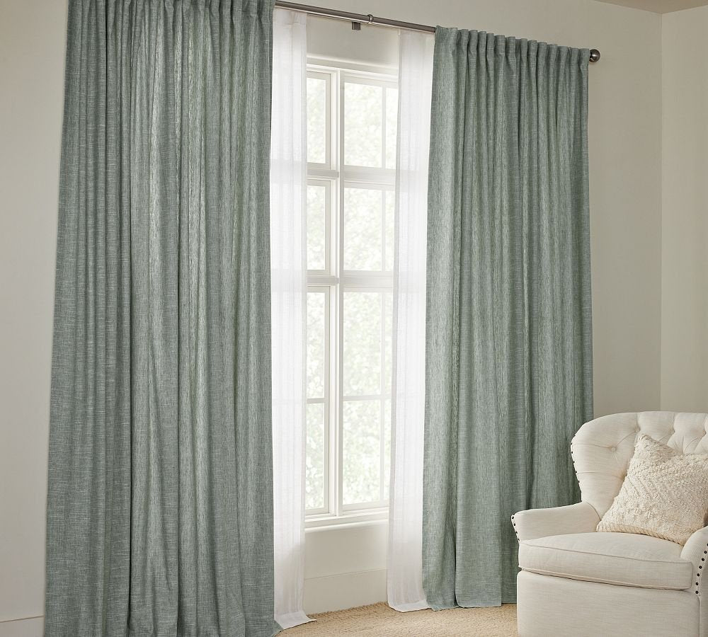 Emery 100% Linen Blackout Curtain Custom - MorraHome