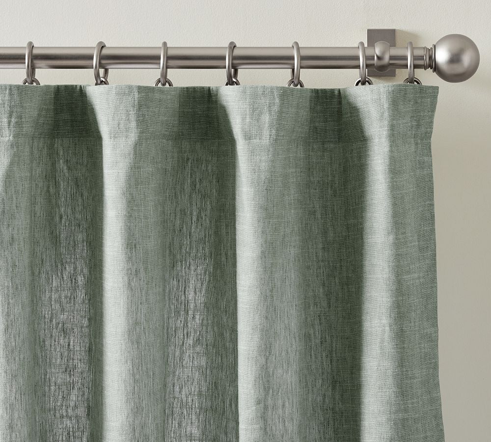 Emery 100% Linen Blackout Curtain Custom - MorraHome