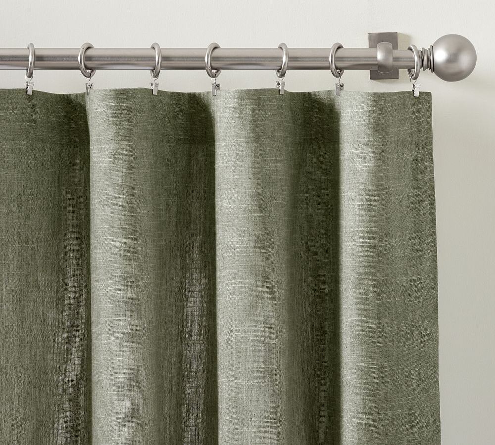 Emery 100% Linen Blackout Curtain Custom - MorraHome