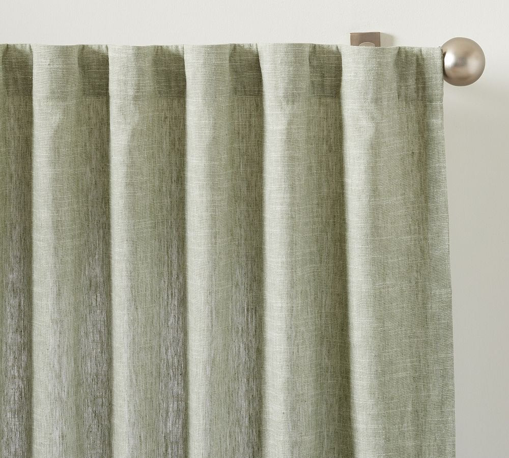 Emery 100% Linen Blackout Curtain Custom - MorraHome