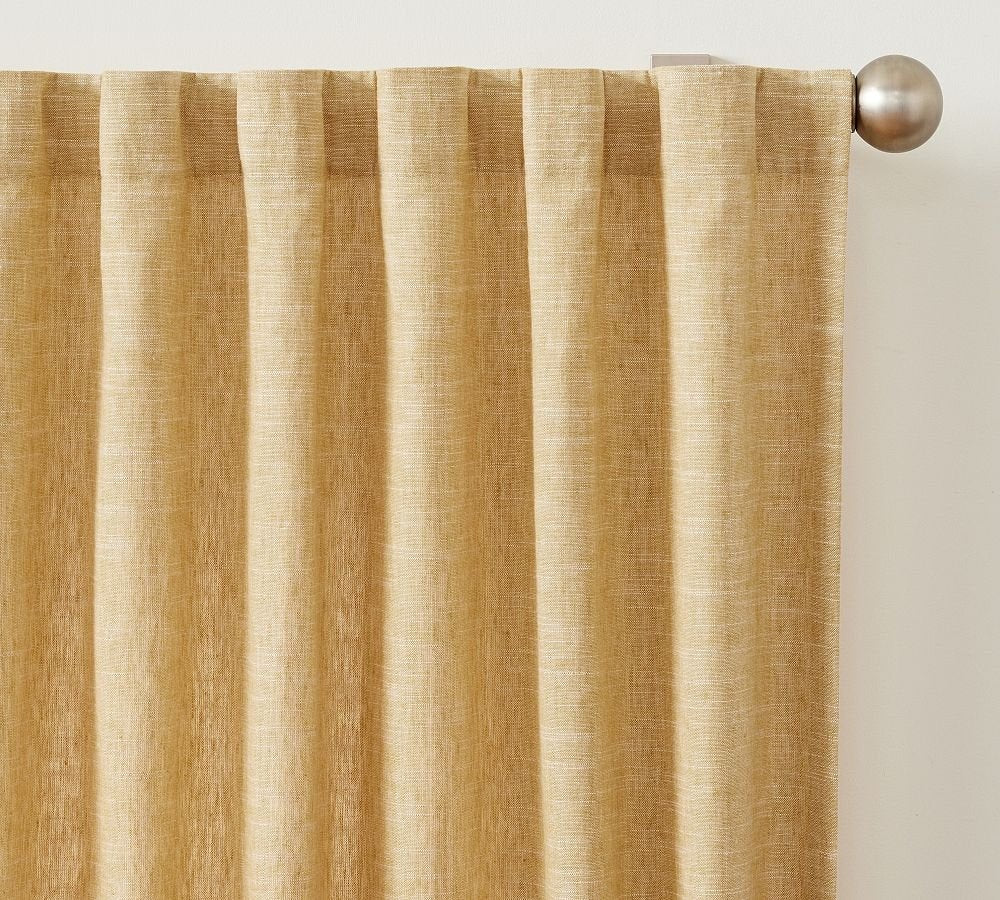 Emery 100% Linen Blackout Curtain Custom - MorraHome