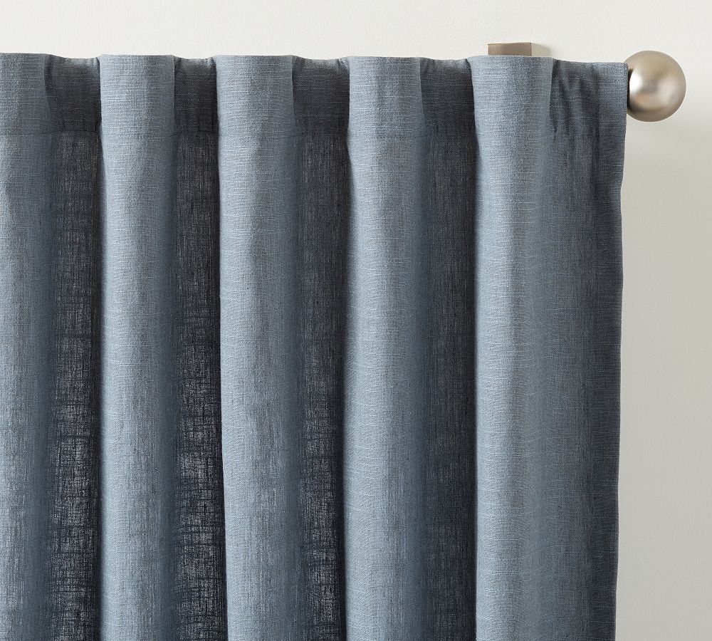 Emery 100% Linen Blackout Curtain Custom - MorraHome