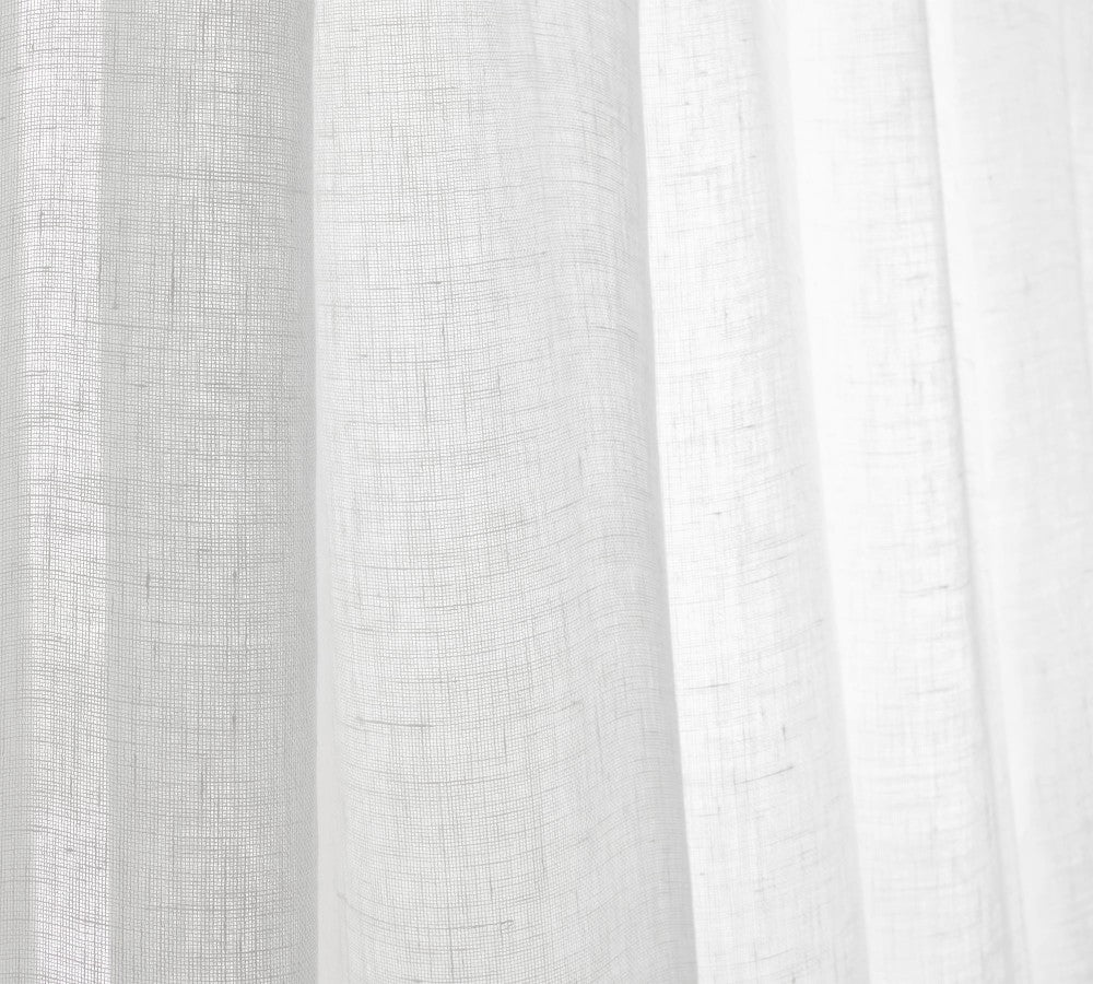 Emery 100% Linen Sheer Curtain Custom - MorraHome