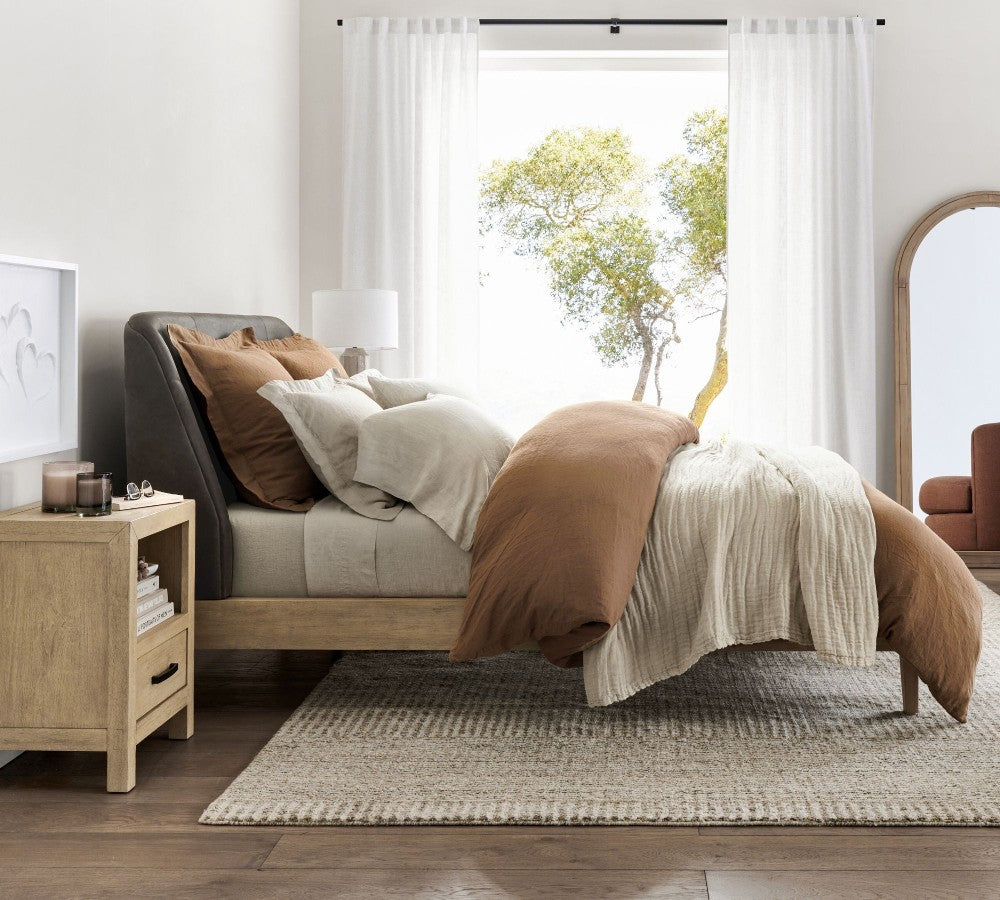 Emery 100% Linen Sheer Curtain Custom - MorraHome