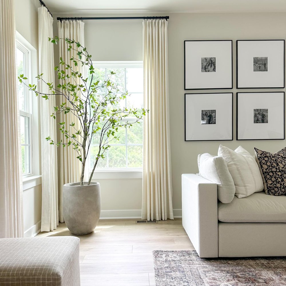 Lilea Linen Custom Curtains Drape Pleated - MorraHome