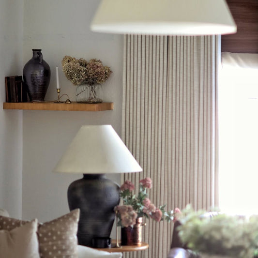 Lilea Linen Custom Curtains Drape Pleated - MorraHome