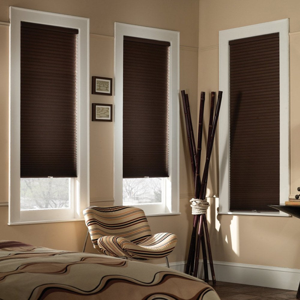 MorraHome No Drill No Tools Cordless Blackout Top Down Bottom Up Cellular Shades - MorraHome