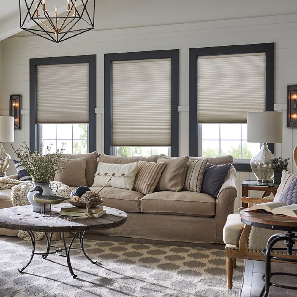 MorraHome No Drill No Tools Cordless Blackout Top Down Bottom Up Cellular Shades - MorraHome