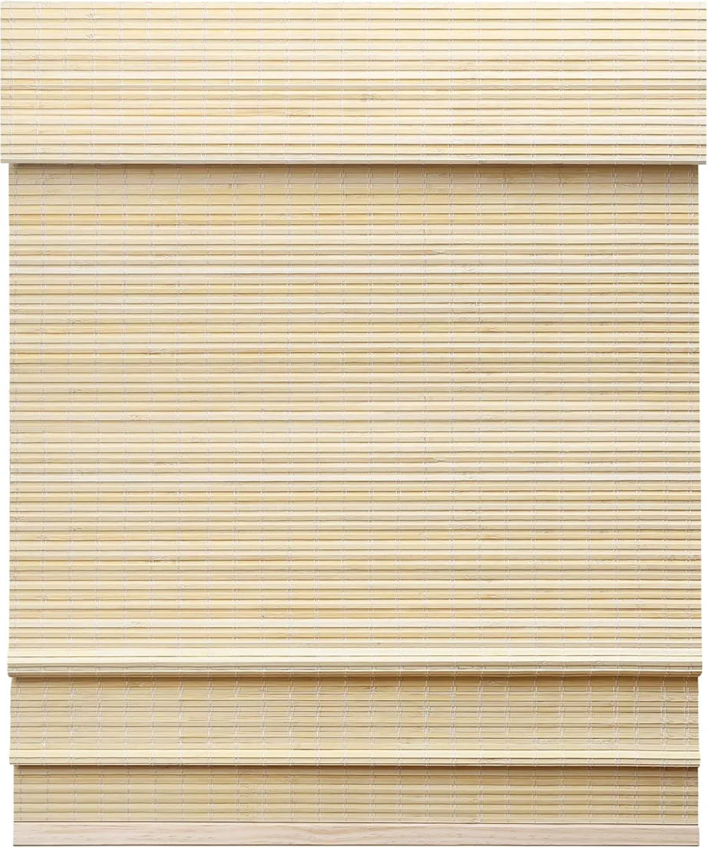 MorraHome Custom Bamboo Woven Wood Shades, Cordless