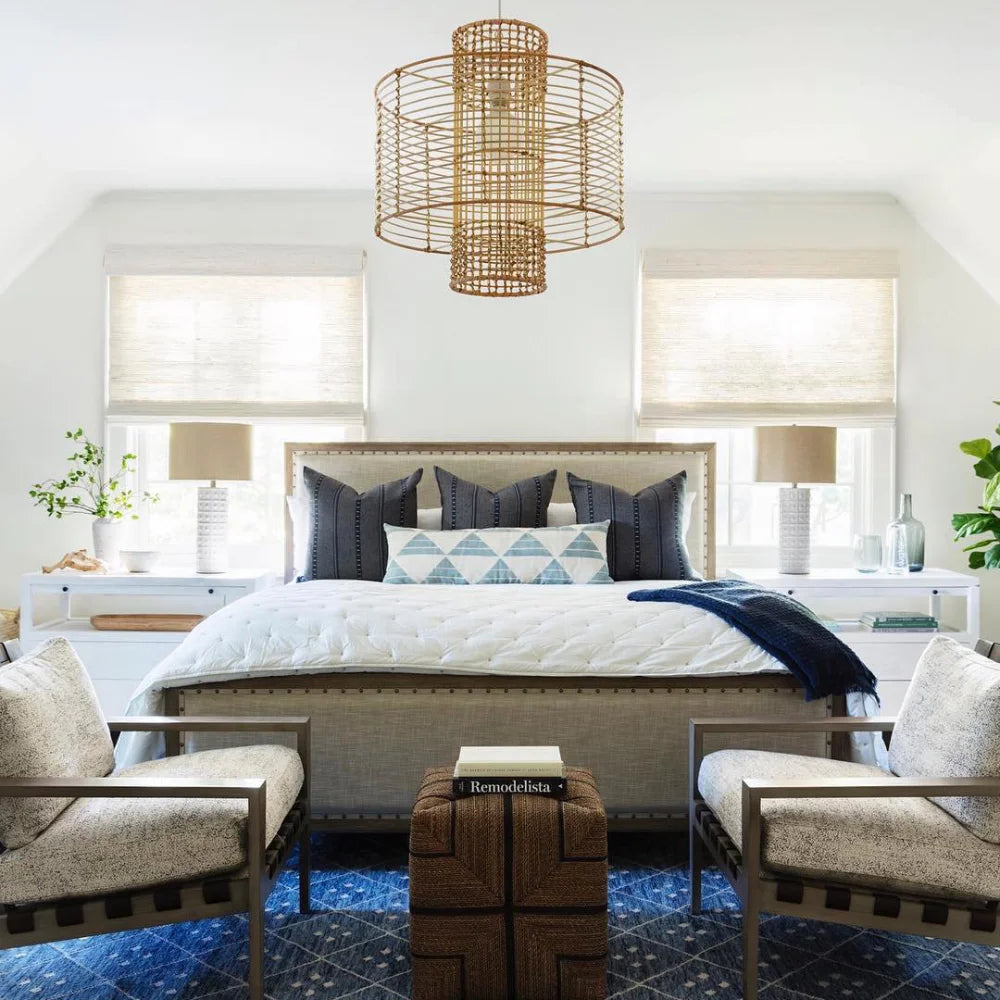 MorraHome Custom Bamboo Woven Wood Shades, Cordless