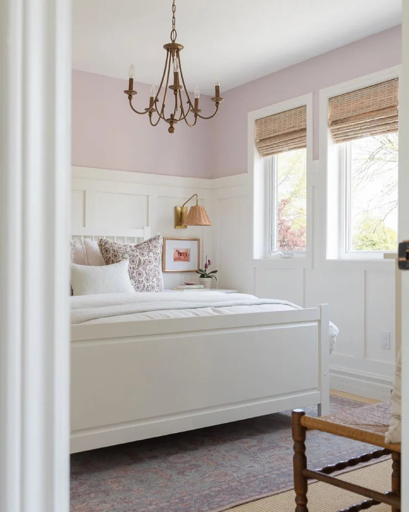 MorraHome No Drill Cordless Bamboo Woven Roman Shades