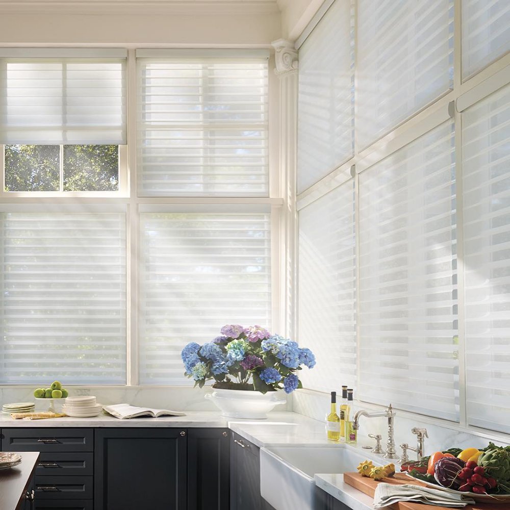 MorraHome 2 Inch Light Filtering Sheer Shades - MorraHome