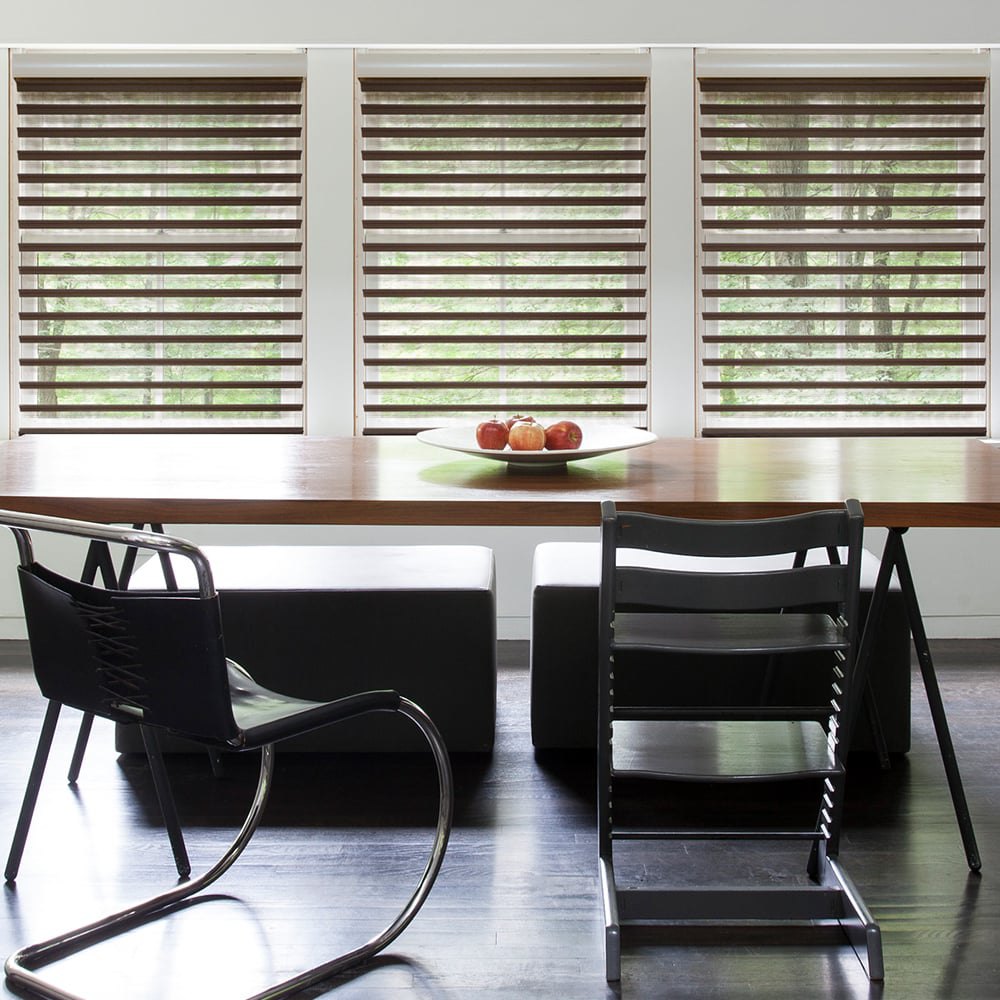 MorraHome 2 Inch Light Filtering Sheer Shades - MorraHome