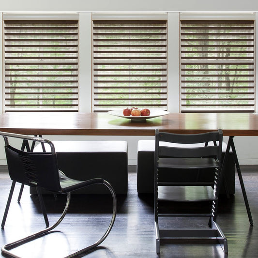 MorraHome 2 1/2 Inches Blackout Sheer Shades Custom