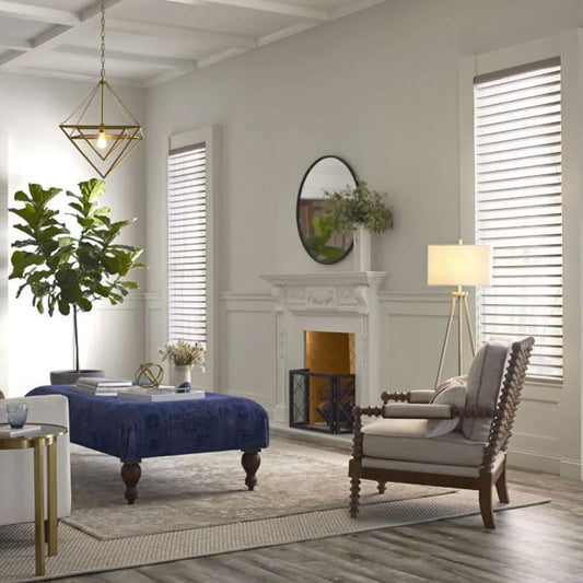 MorraHome 2 Inch Light Filtering Sheer Shades - MorraHome