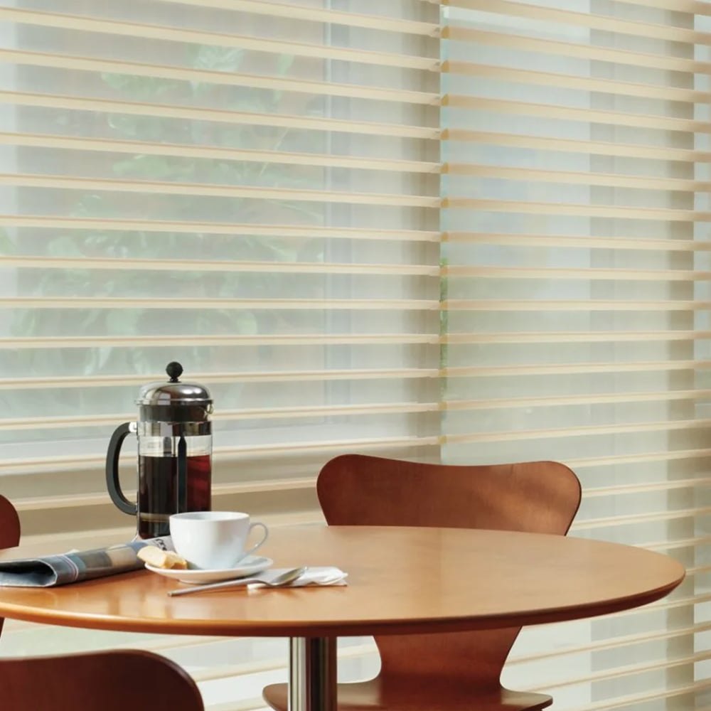 MorraHome 2 Inch Light Filtering Sheer Shades - MorraHome