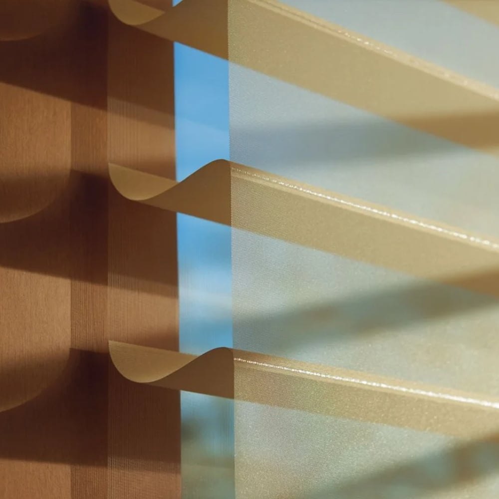 MorraHome 2 Inch Light Filtering Sheer Shades - MorraHome