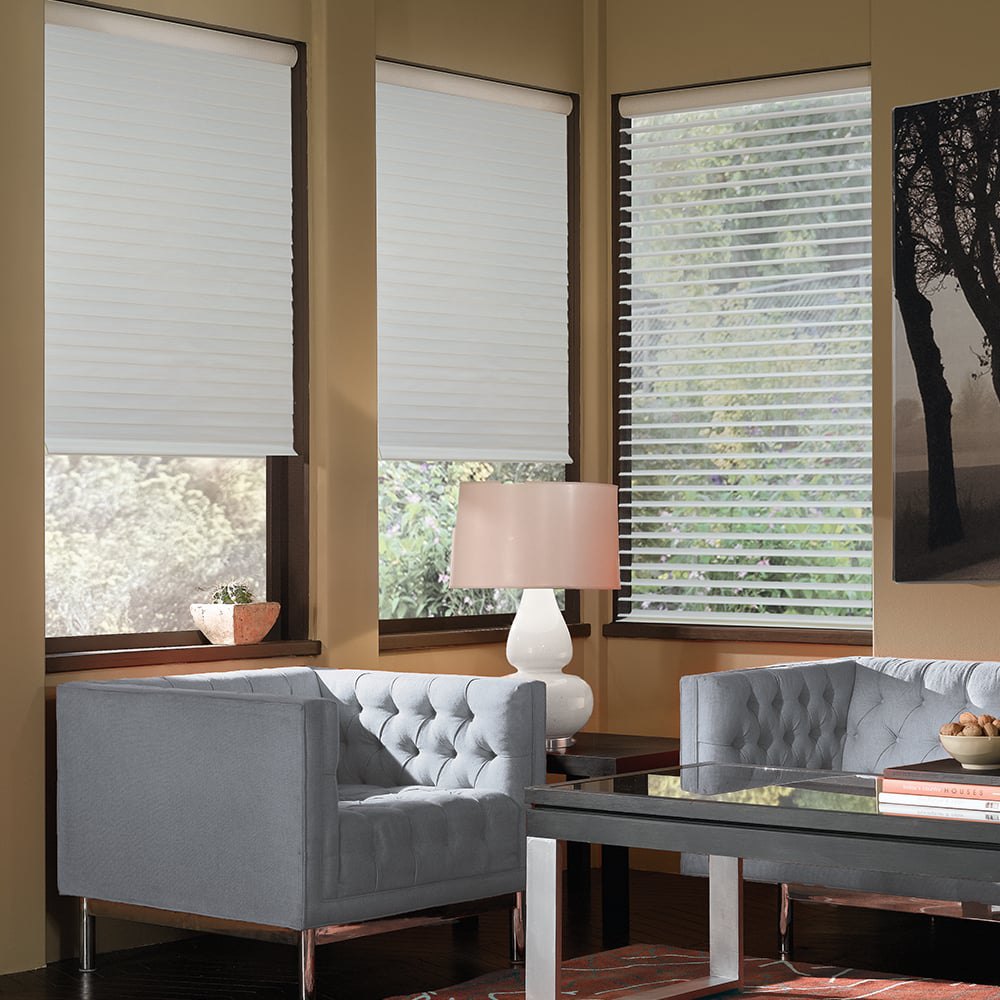 MorraHome 2 Inch Light Filtering Sheer Shades - MorraHome