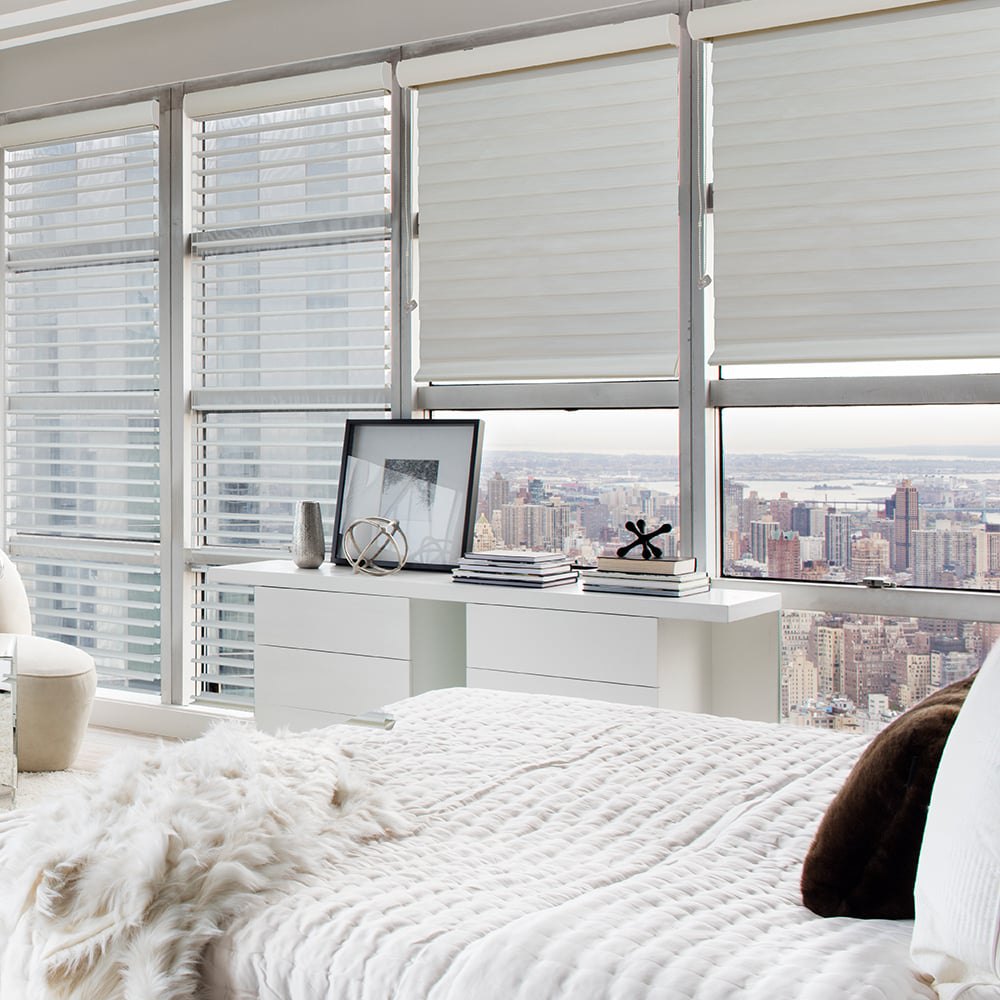 MorraHome 2 Inch Light Filtering Sheer Shades - MorraHome