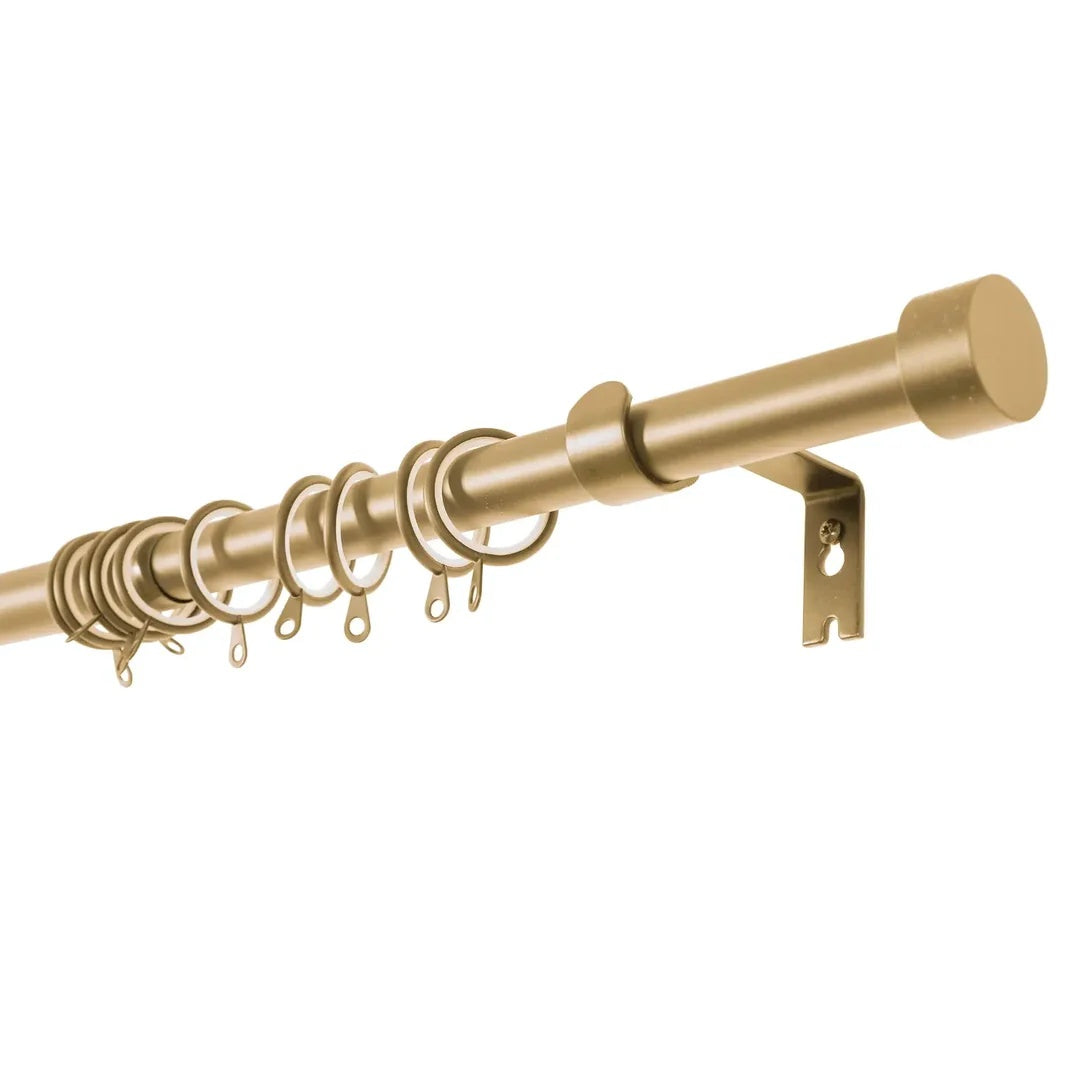 Owen Adjustable Curtain Rod with Rings - MorraHome