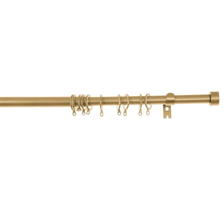 Owen Adjustable Curtain Rod with Rings - MorraHome