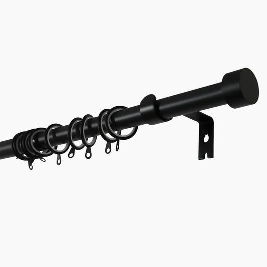 Owen Adjustable Curtain Rod with Rings - MorraHome