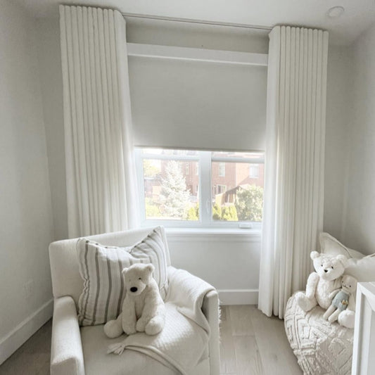 Serena 100% Blackout Roller Shades, Cordless - MorraHome