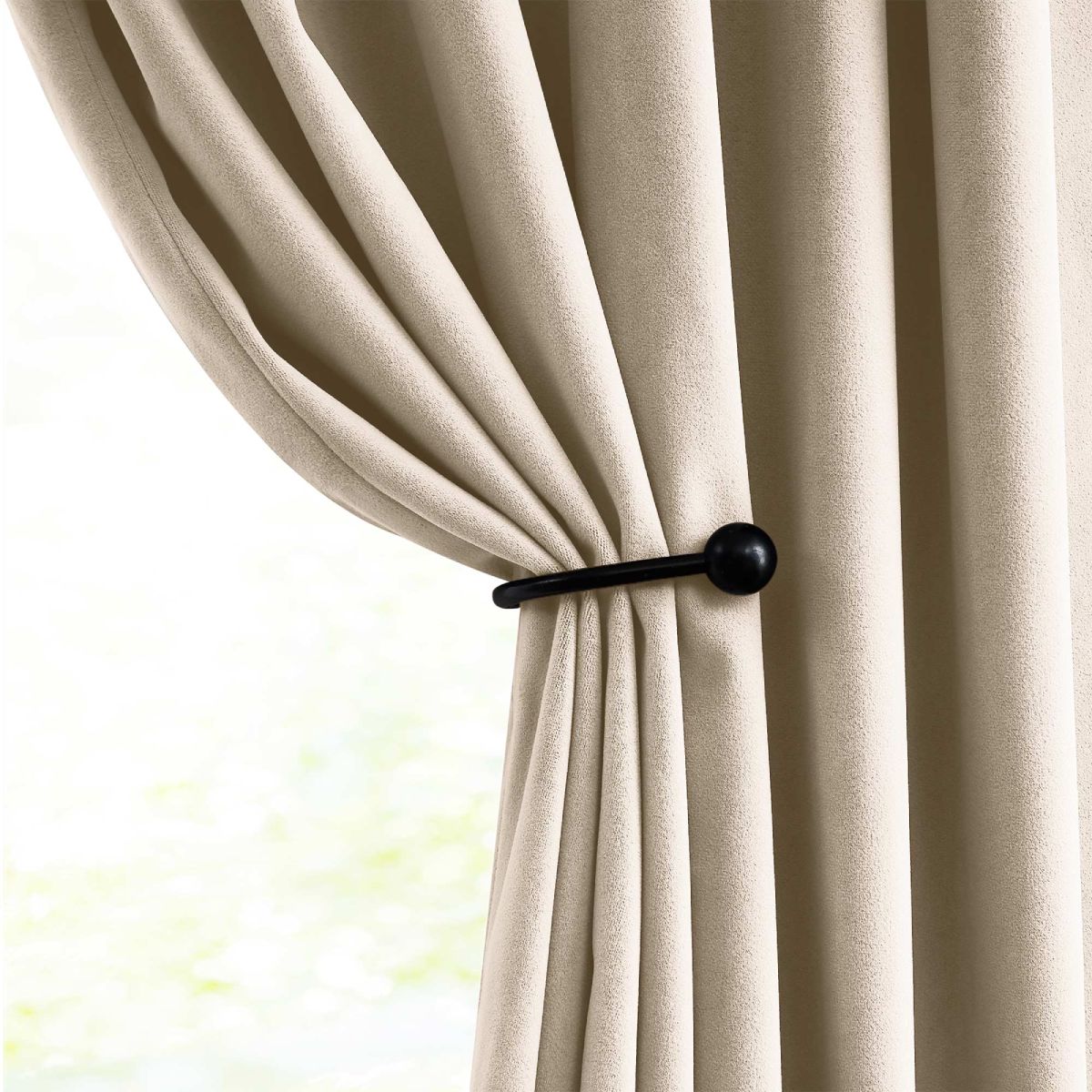 Elara Soft 100% Blackout Velvet Curtains - MorraHome