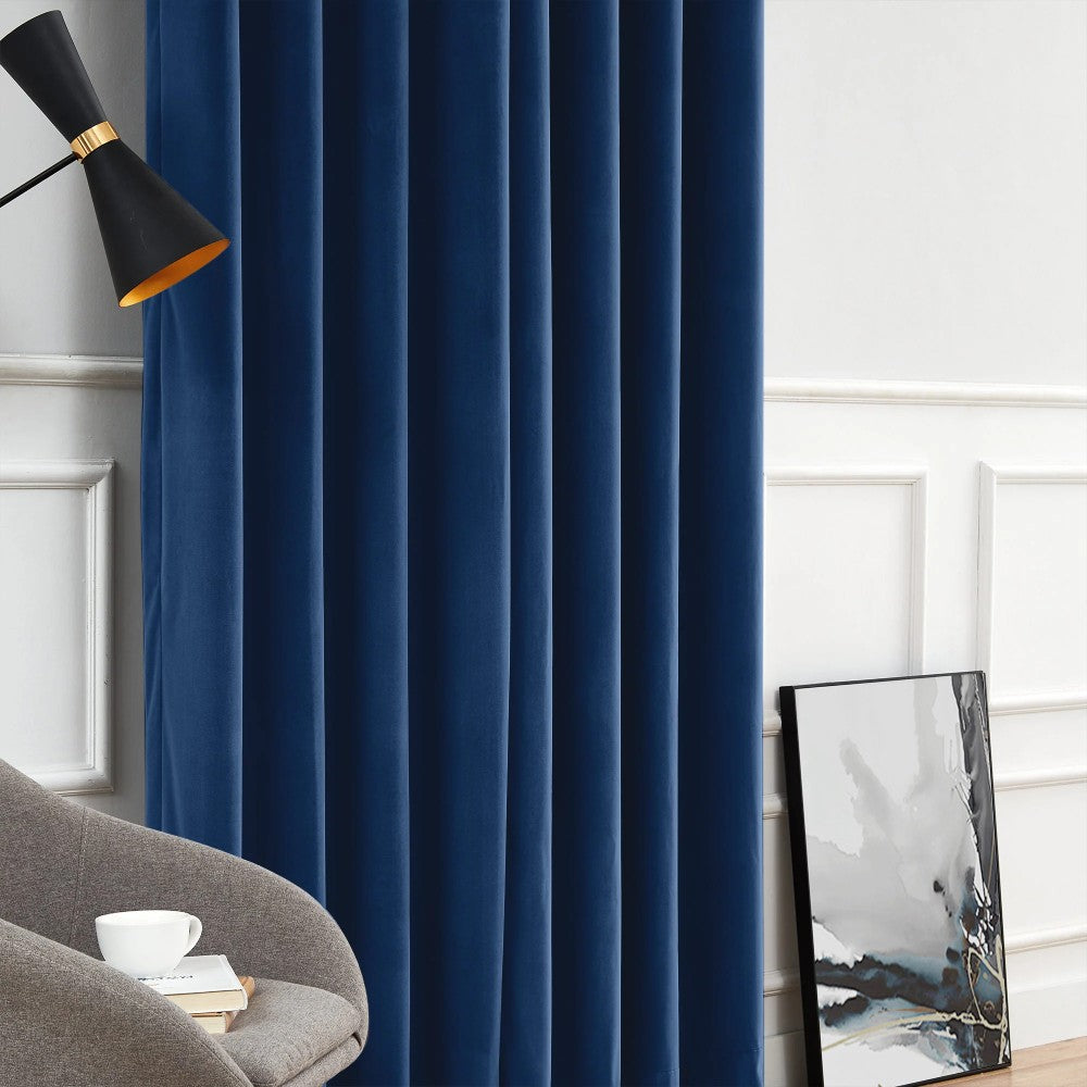 Elara Soft 100% Blackout Velvet Curtains - MorraHome