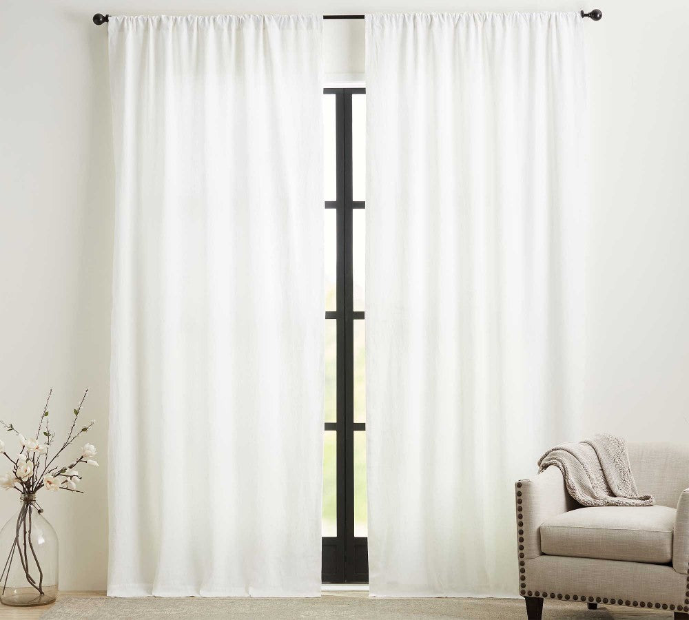 Belgian Flax 100% Linen Blackout Curtain Custom - MorraHome