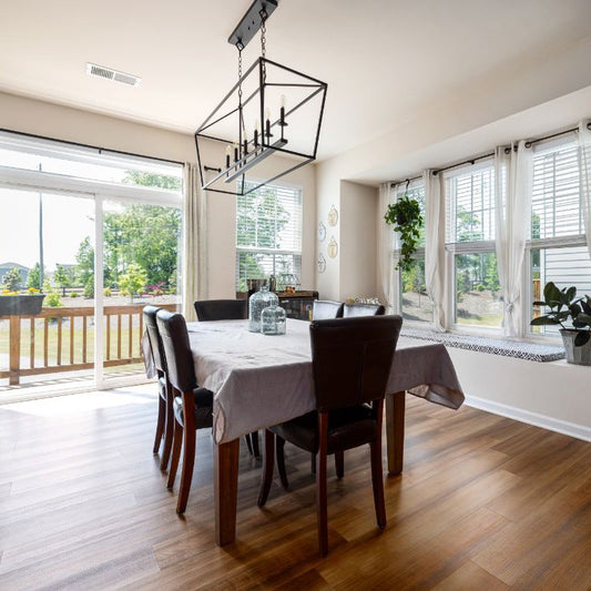 MorraHome Cordless Faux Wood Blinds - MorraHome