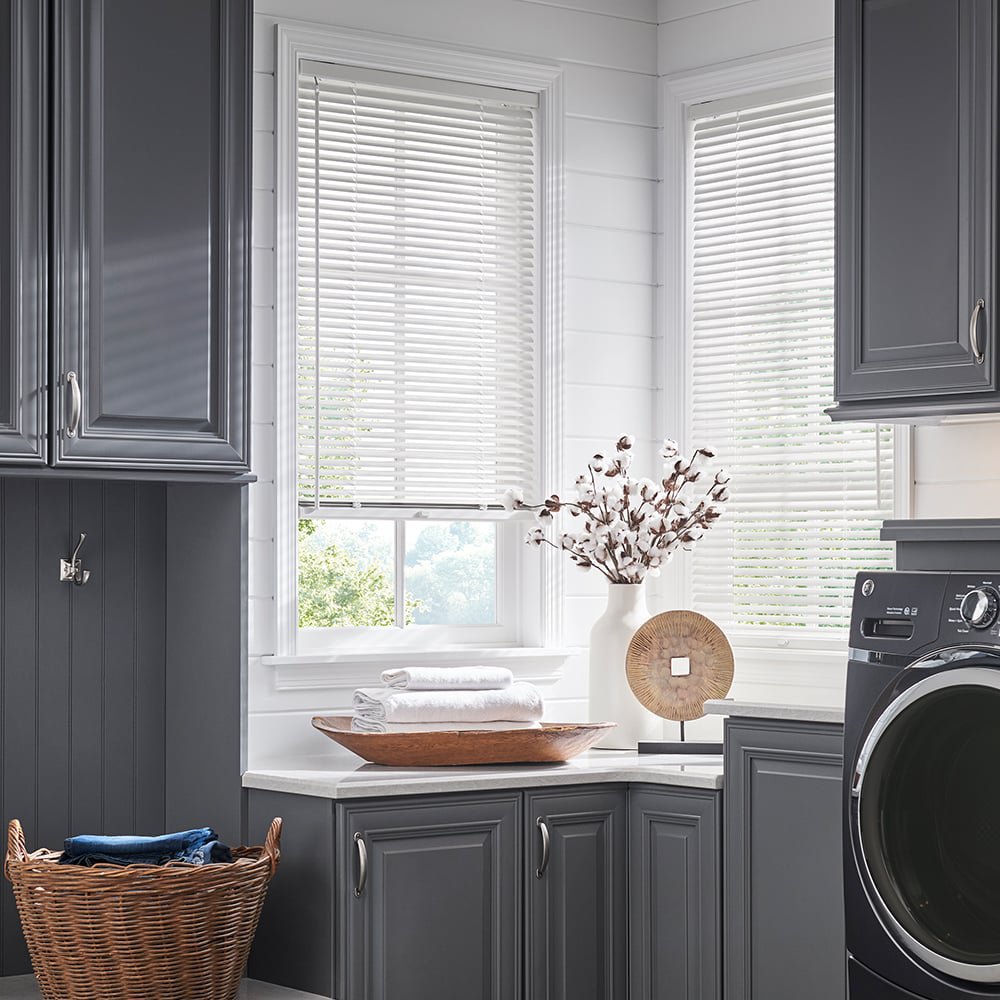 MorraHome Cordless Faux Wood Blinds - MorraHome