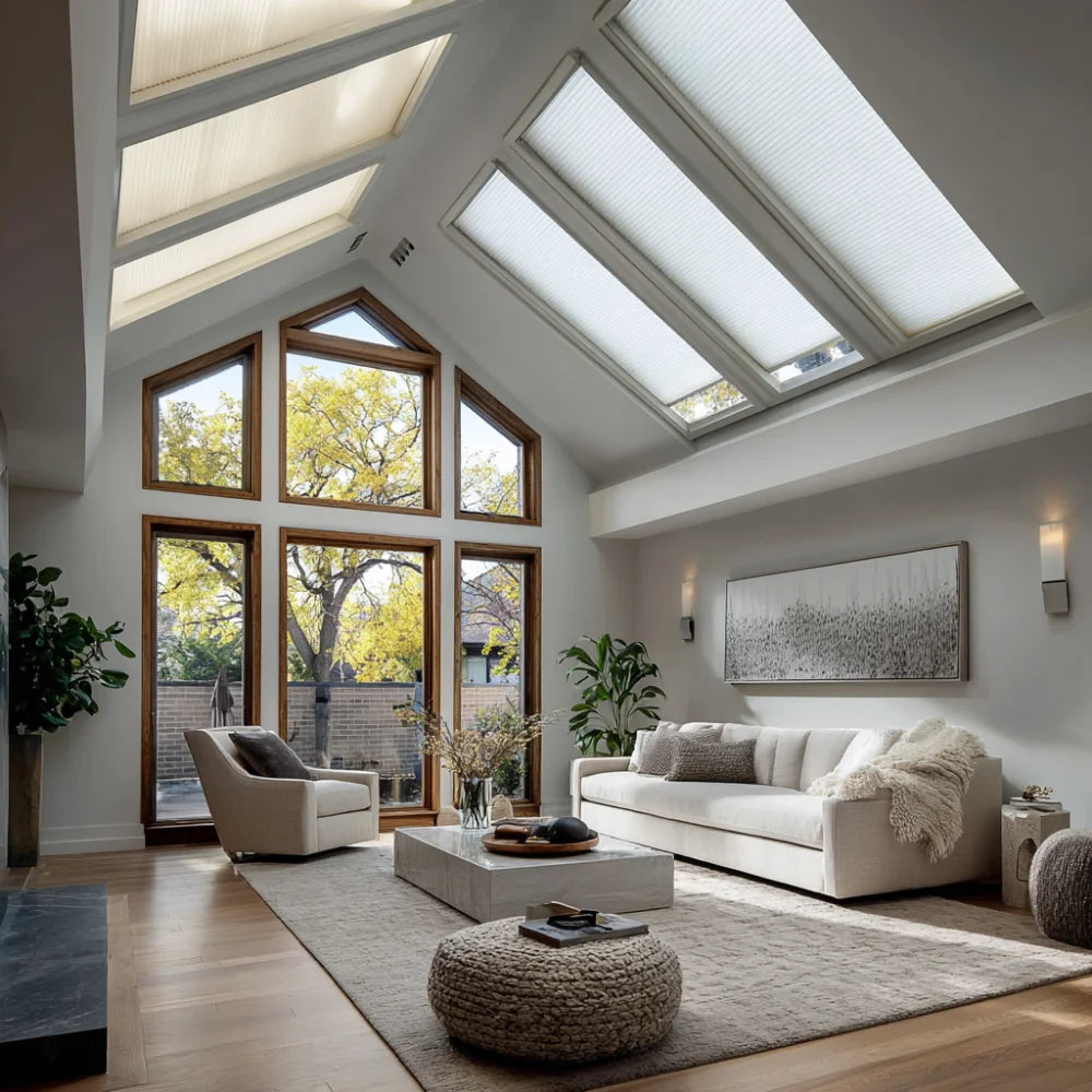 morrahome light filtering skylight window shades