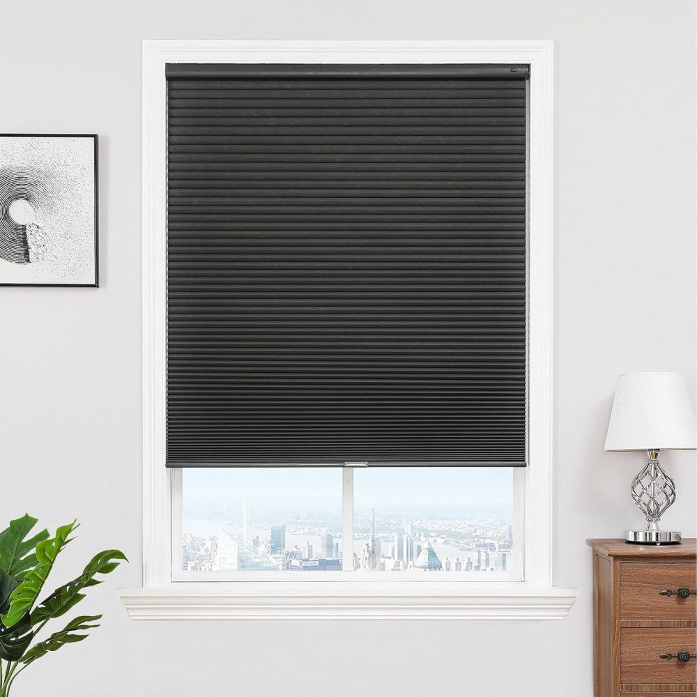 No Drill No Tools Cordless Blackout Cellular Shades Custom, Honeycomb Blinds