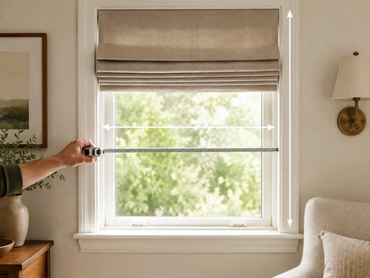 How to Measure for Roman Shades? 5 Mistakes to Avoid (Inside & Outside)