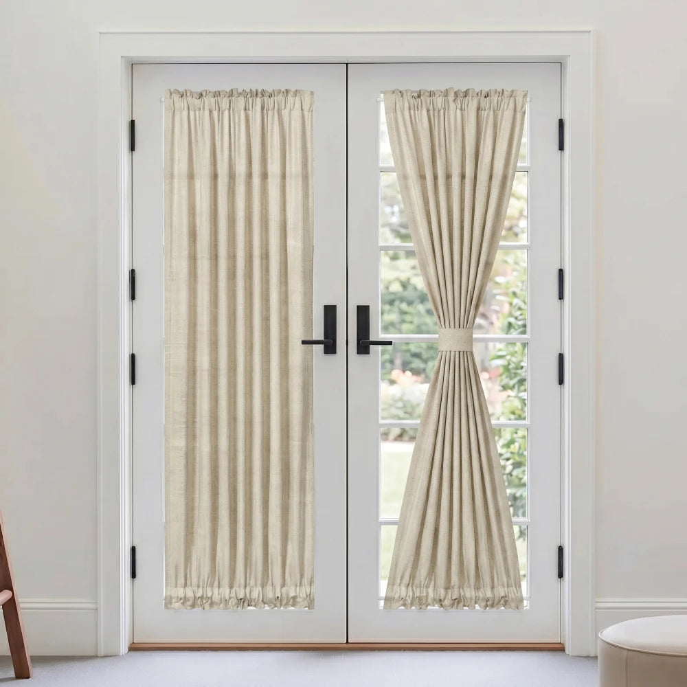 Custom French Door Curtains